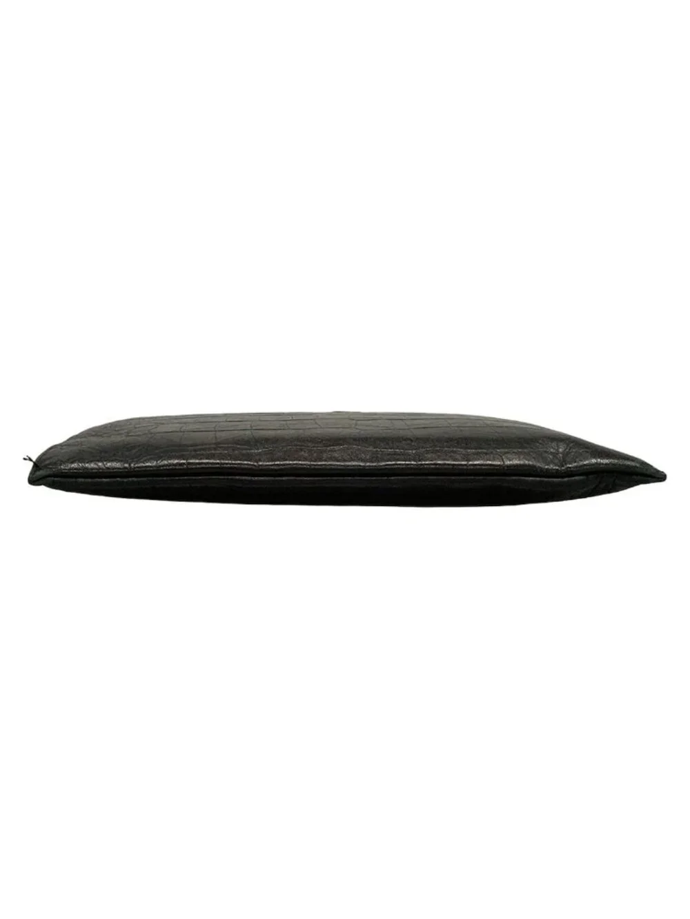 ★SOLD★ Saint Laurent Paris Clutch Black Embossed Leather - Picture 5 of 12